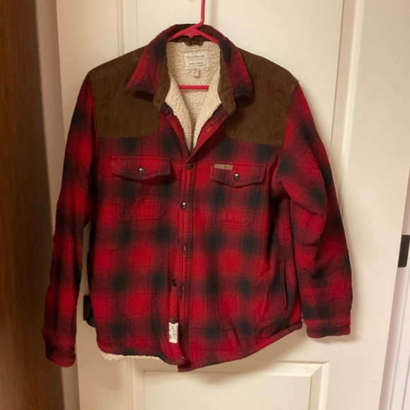 Field & Stream Sherpa Lined Flannel Overshirt - Picture 1 of 7